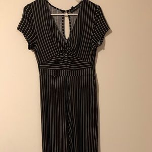 Black and white romper